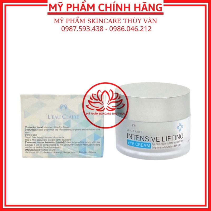 Kem Dưỡng Nâng Cơ Vùng Da Mắt Hàn Quốc Chính Hãng LEAU CLAIRE 30ml