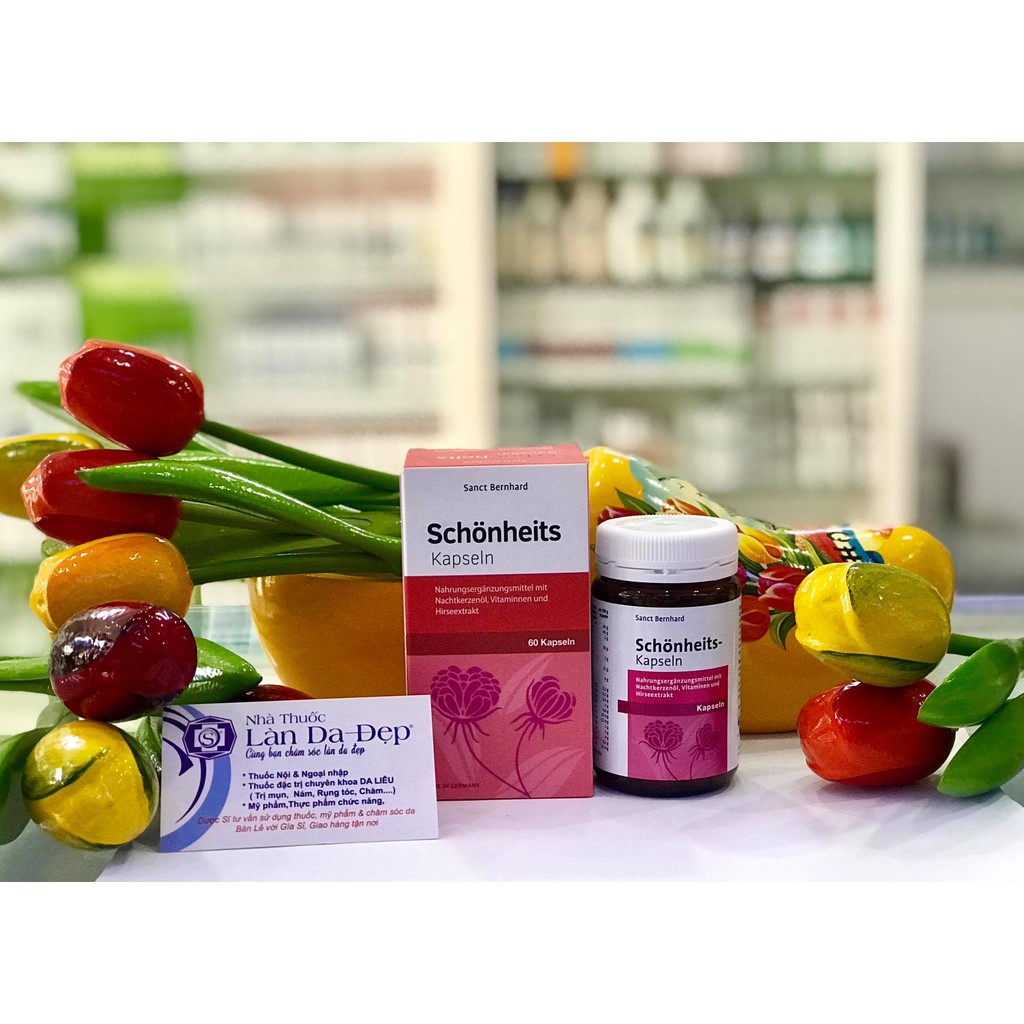 (HÀNG CHÍNH HÃNG Làn Da Đẹp) - SCHONHEITS KAPSELN - Dầu hoa anh thảo