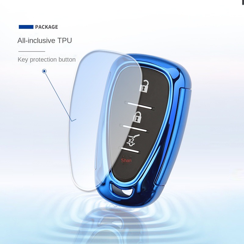 Vỏ TPU Bảo Vệ Chìa Khóa Điều Khiển Từ Xa Cho Xe Hơi Chevrolet Cruze Spark Camaro Equinox Sonic Volt Bolt Trax Malibu Chevrolet Chevy Malibu Camaro Cruze