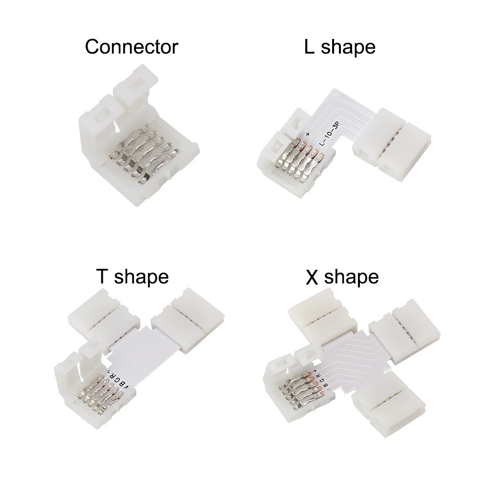 Đầu nối cút nối dây led RGB 4 chân