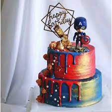 Set Siêu Anh Hùng Marvel Chibi nhựa nhẹ trang trí bánh kem, phụ kiện bánh sinh nhật, đồ trang trí bánh kem sinh nhật