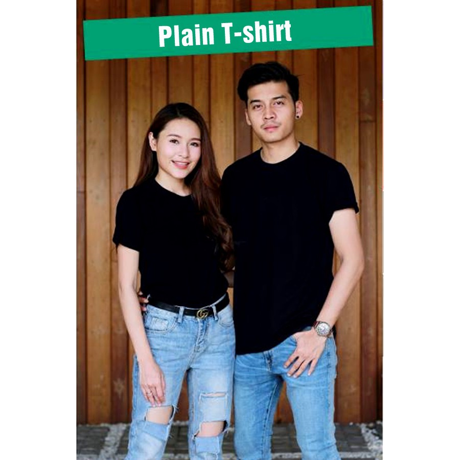 Áo thun trơn form suông Thái Lan AT001 - AT010, unisex Nam Nữ | Shopee Việt Nam