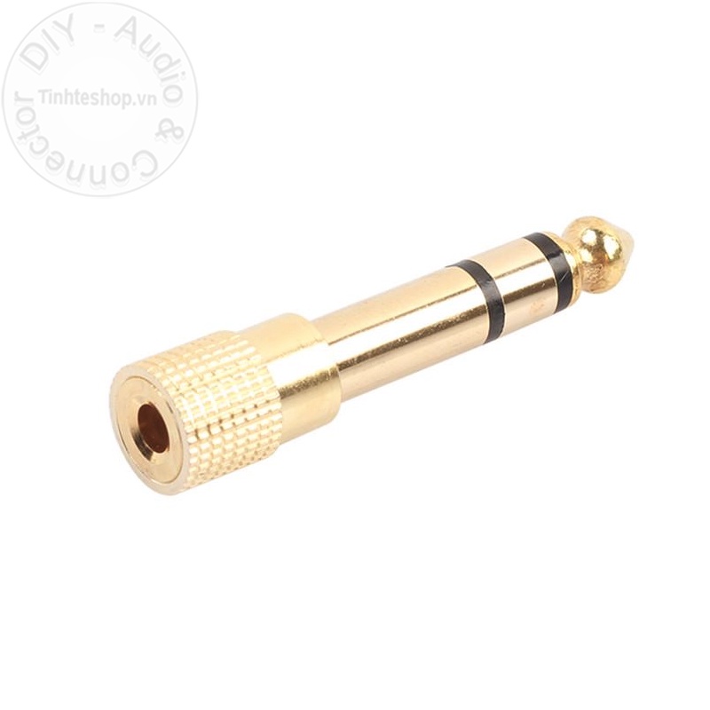 Đầu chuyển 6.5 sang 3.5 stereo 1 chiếc - 6.35mm to 3.5mm stereo adapter