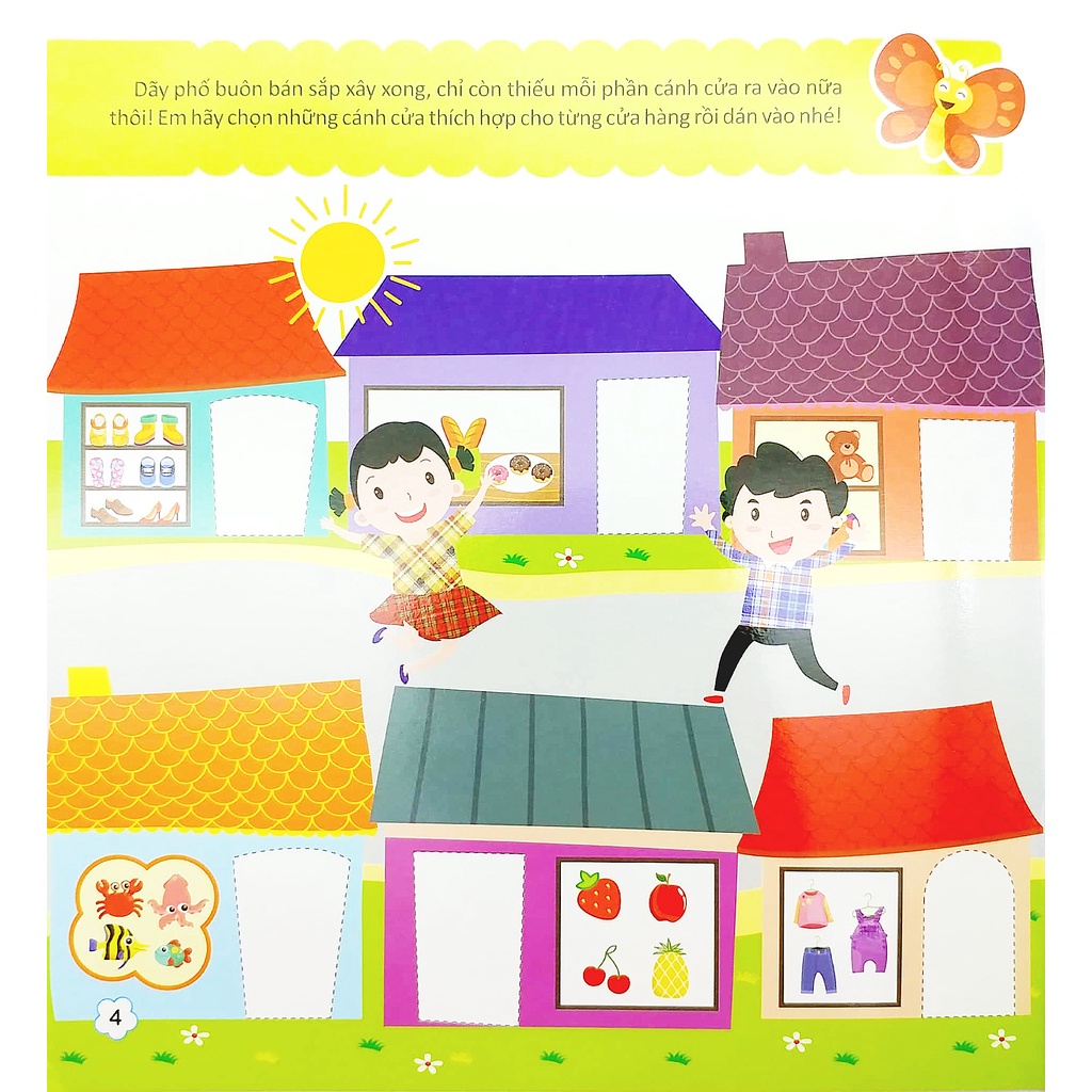Sách Sticker Bóc Dán Thông Minh - Phát Triển Chỉ Số Sáng Tạo - CQ - Tập 3