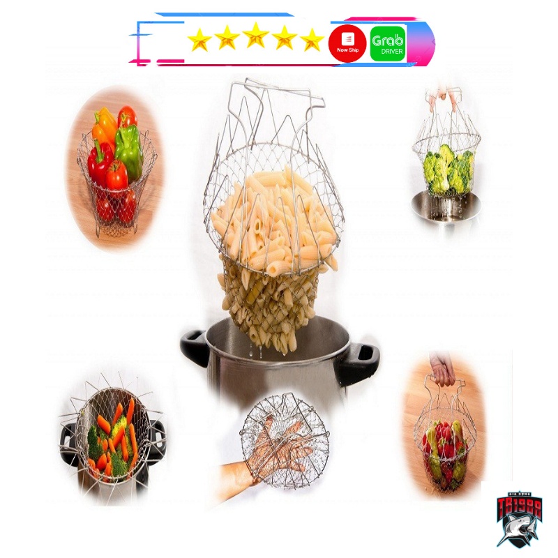 Rổ đựng, chao, nhúng đa năng 2 trong 1 Chef Basket