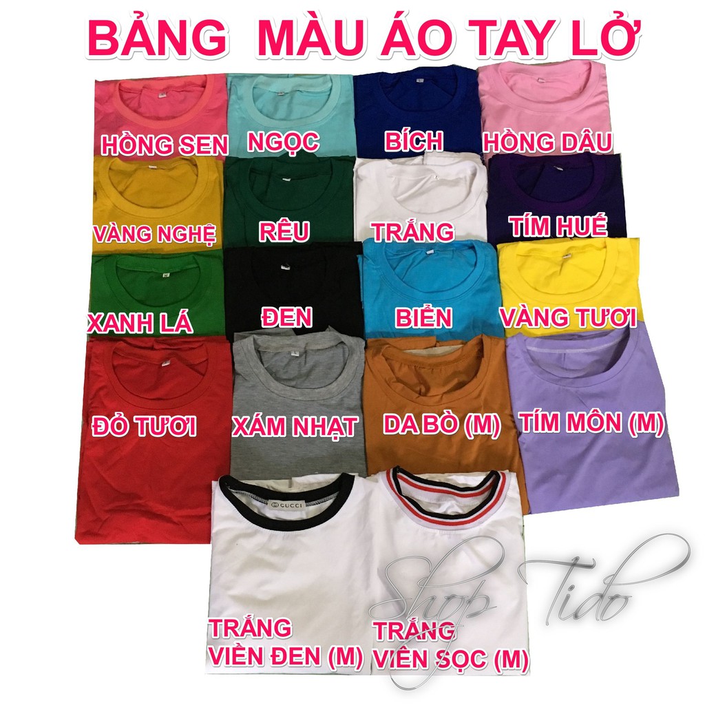 Áo Thun Trơn Tay lỡ phông trơn lỡ | BigBuy360 - bigbuy360.vn