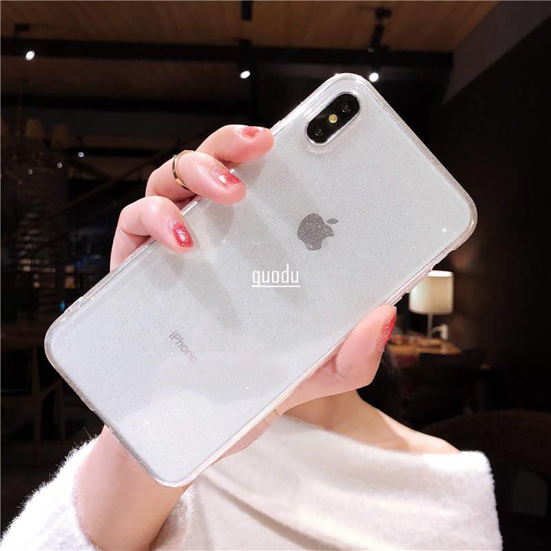 Ốp điện thoại silicone trong suốt dành cho iphone 11/7plus/Xr/8/6splus | BigBuy360 - bigbuy360.vn