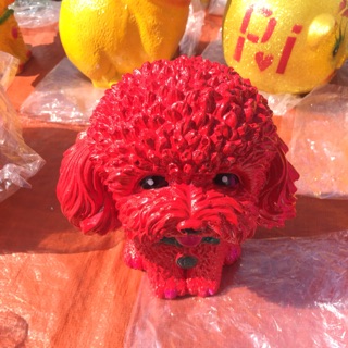 Lợn đất tiết kiệm - chó xù