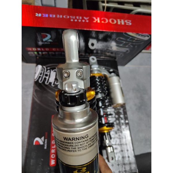 Phuộc RCB 2 cây bình xám tăng chỉnh thật gắn AirBlade  Nouvo 4 5 6 Impluse PCX xe điện Feliz