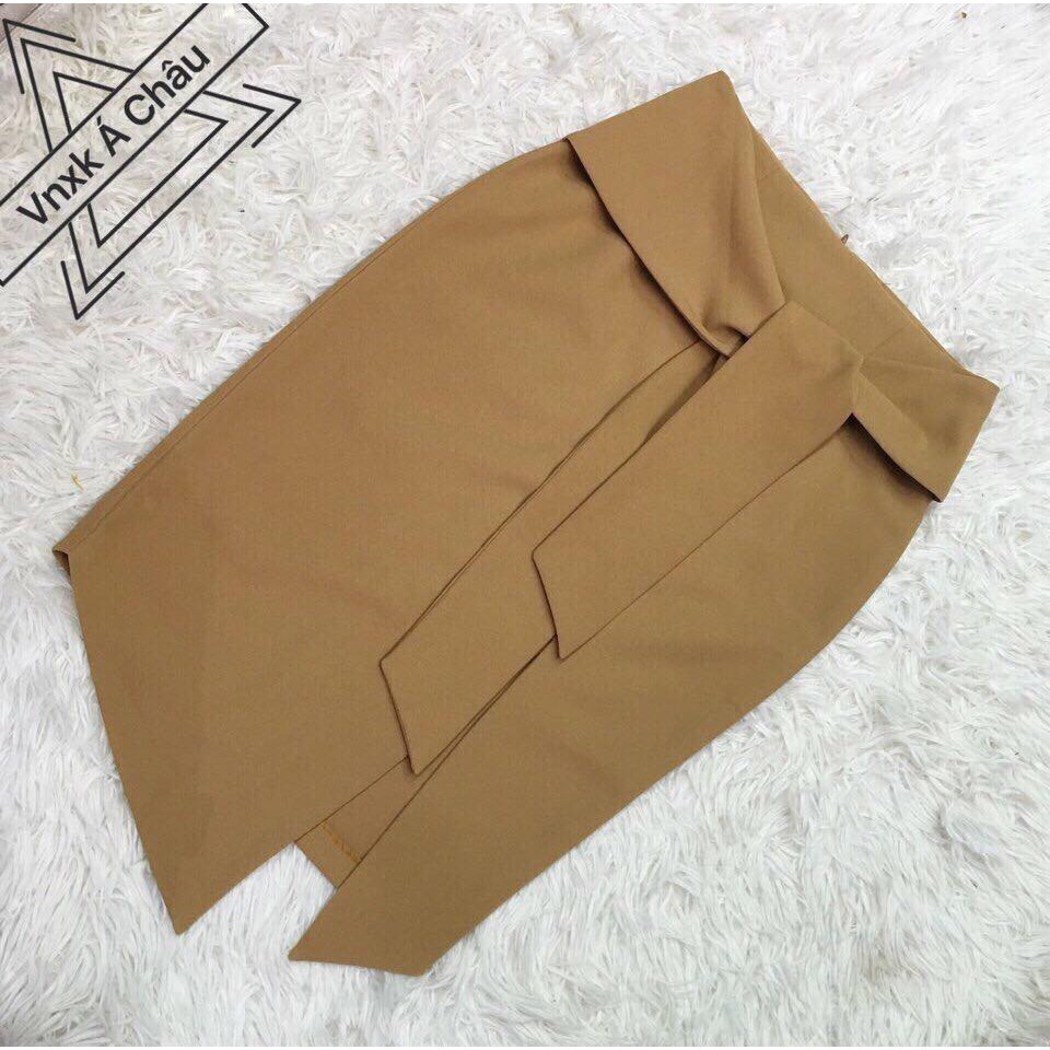 Chân váy công sở buộc nơ xẻ đùi sang chảnh | BigBuy360 - bigbuy360.vn