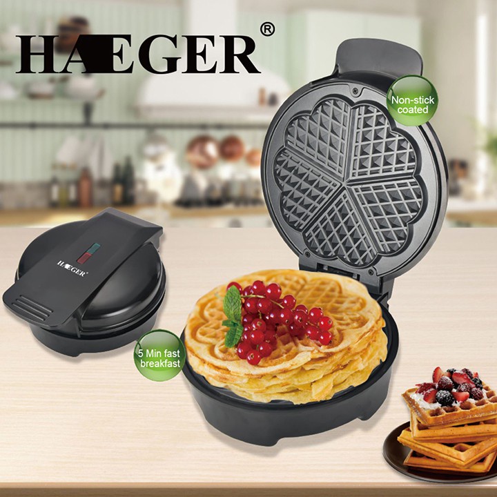 [ SỈ - LẺ ] Máy làm bánh HAEGER đa năng, bánh bông lan, bánh waffle [ BH - 12 Tháng]