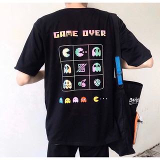Áo Phông Nữ Dáng Rộng Hình Pac-man Siêu Xinh