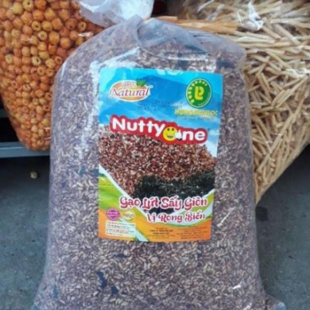 1kg gạo lứt sấy vị muối mè thực dưỡng (giá sale) - Sức Khỏe Vàng