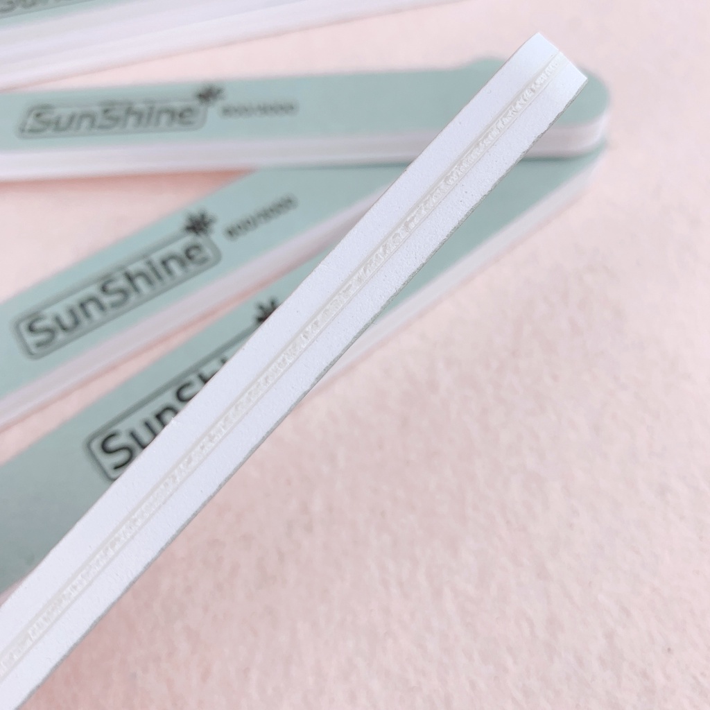 Dũa móng tay mài bóng móng Nail Sunshine 600/3000 độ mịn