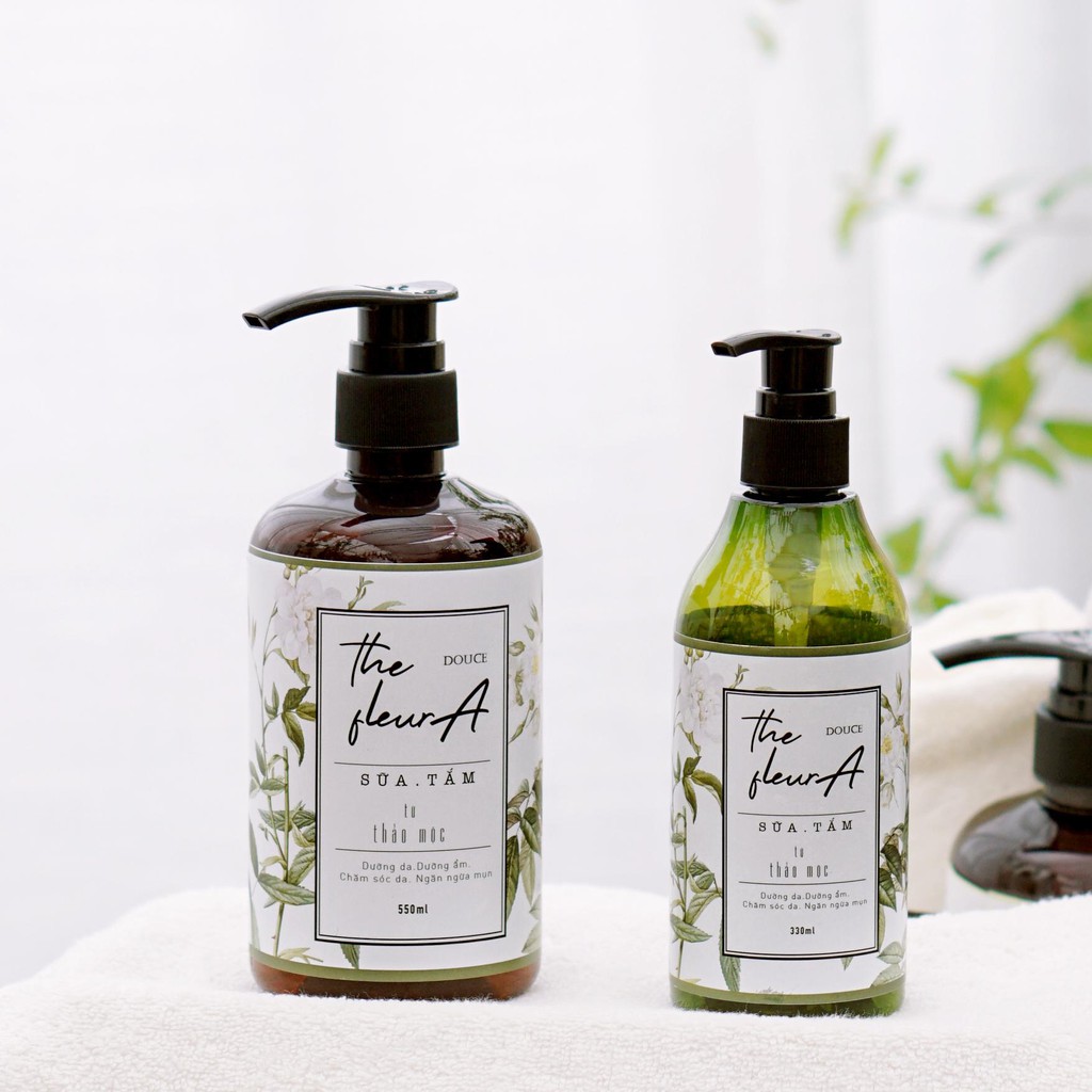 Sữa Tắm Thảo Dược The FleurA Sữa Tắm Thiên Nhiên Dưỡng Da Sữa Tắm Natural Ngăn Mụn Cơ Thể Phù Hợp Cho Bà Bầu và Cho Bé | BigBuy360 - bigbuy360.vn