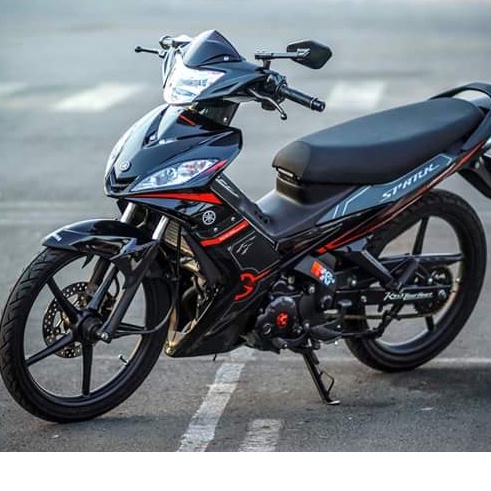 Tem Rời Ex Nhỏ Spark Dán Xe Đen