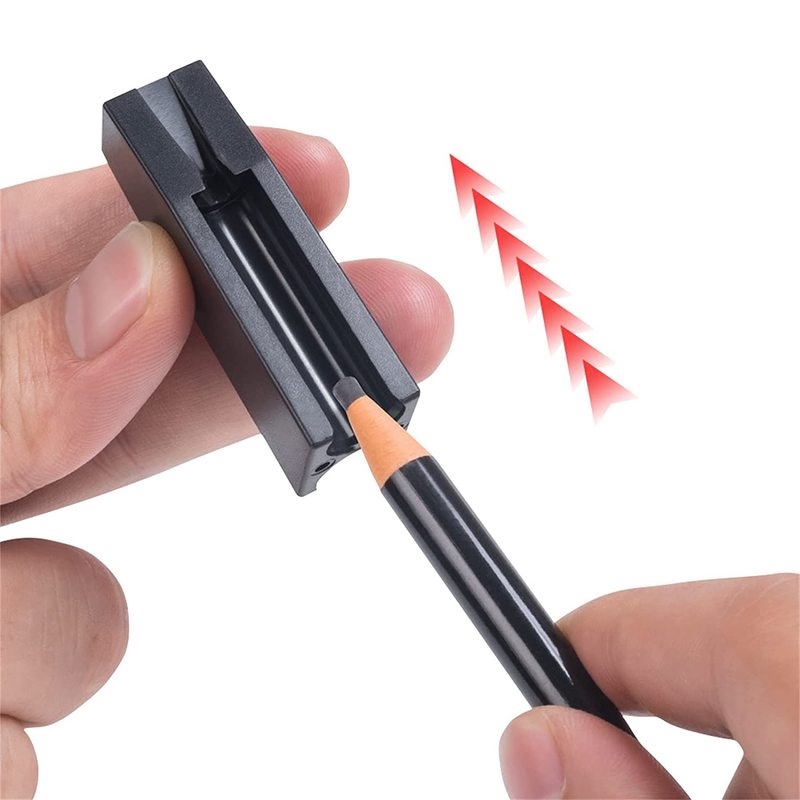 [Hàng mới về] Đồ gọt bút chì kẻ lông mày 2 trong 1 thiết kế hình mỏ vịt