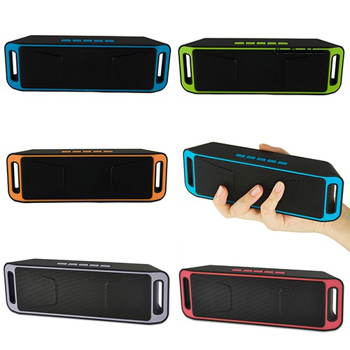 Loa Bluetooth 4.0 Không Dây Âm Thanh Siêu Trầm Hỗ Trợ Thẻ Tf Usb Fm Radio Tích Hợp Micro