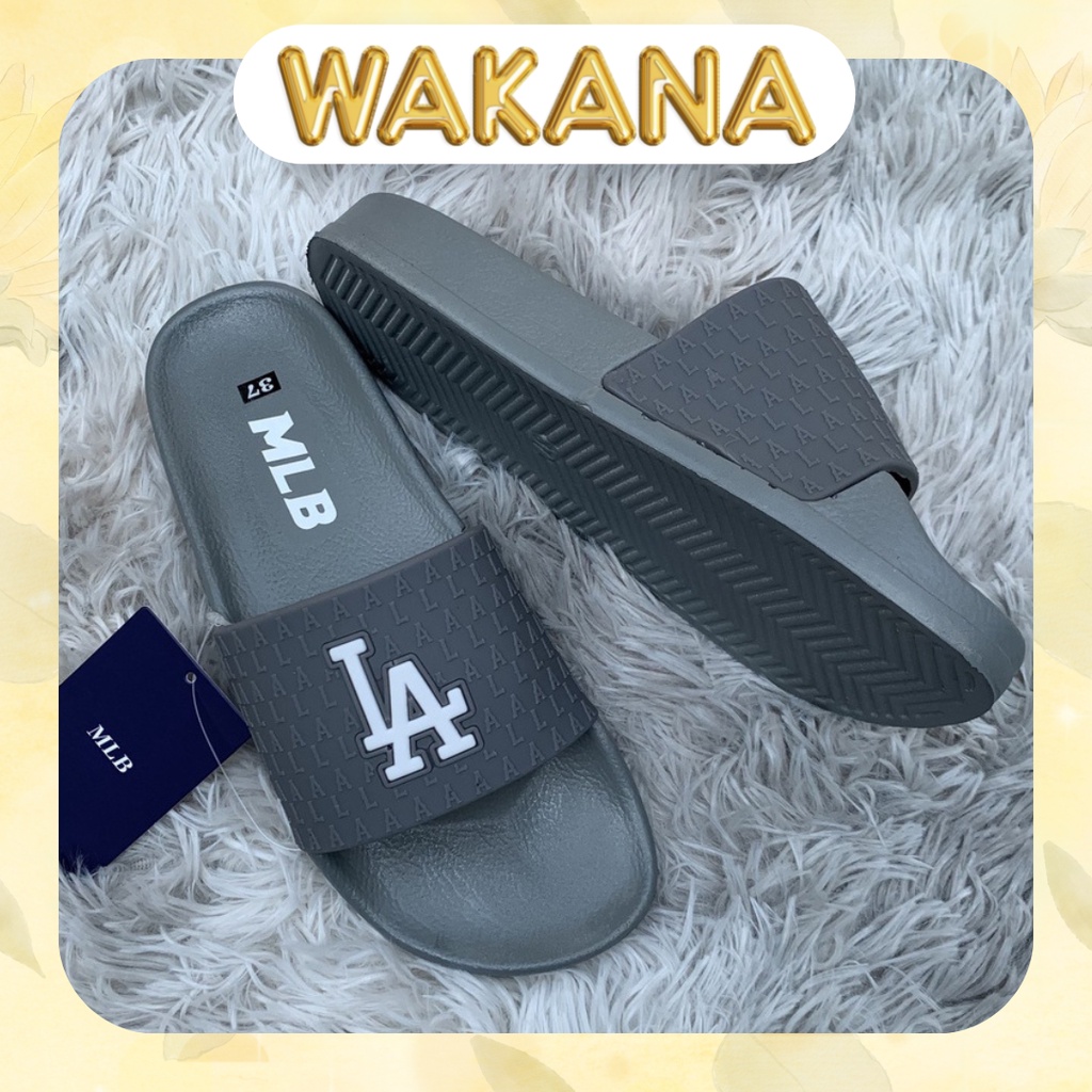 Dép mlb nữ quai ngang thời trang đẹp giá rẻ màu sang KAWANA LA003