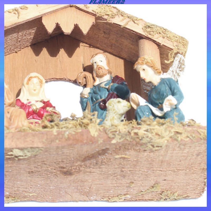 Mô hình tượng chúa Jesus Manger trang trí giáng sinh