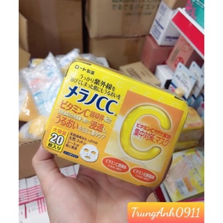 Mặt nạ CC Melano Intensive Measures Mask 20 miếng chuyên dưỡng trắng, xóa thâm