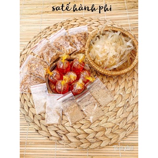 Bánh tráng satế hành phi