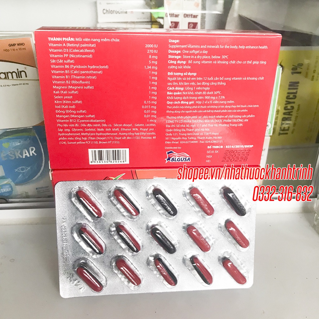 Viên uống bổ sung sắt cho bà bầu FERRON BLG