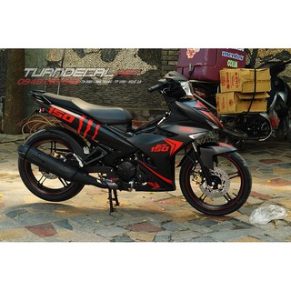 Tem Trùm Exciter 150 Monster đỏ đen