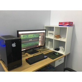 Kệ để bàn trang trí sách và mô hình ( D60xR20xC60cm) nhiều màu