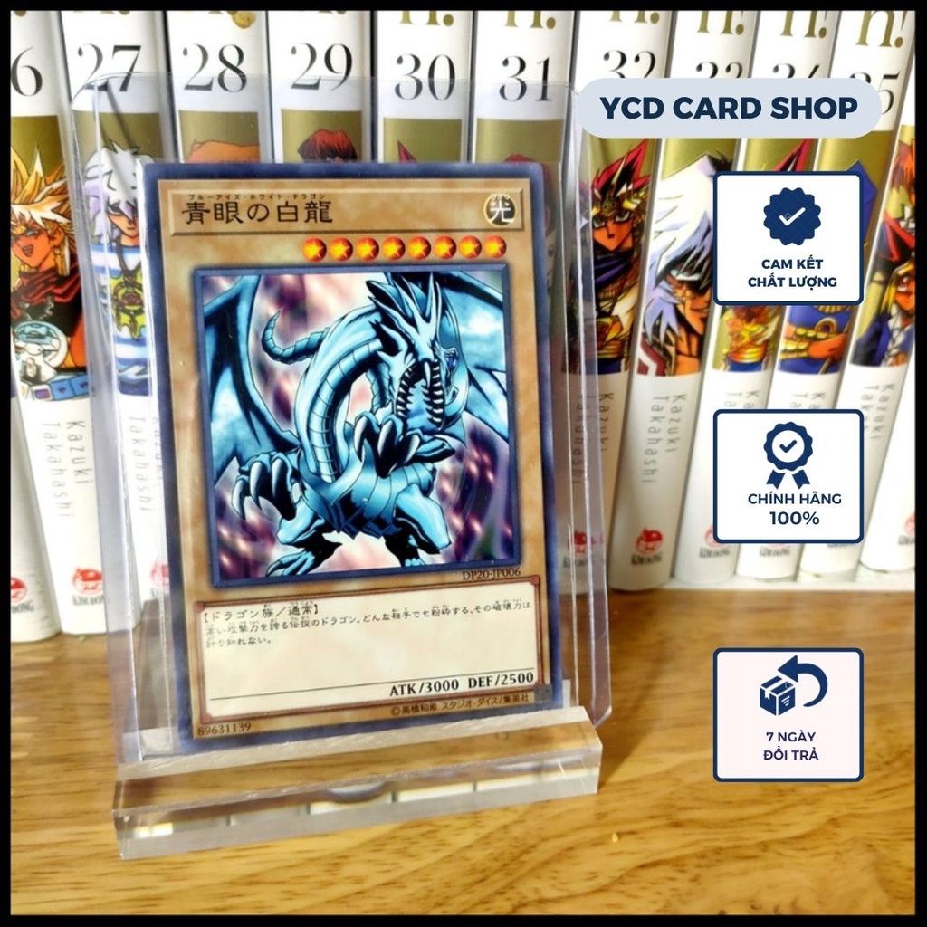 Thẻ bài Yugioh Chính Hãng Blue-Eyes White Dragon - Common