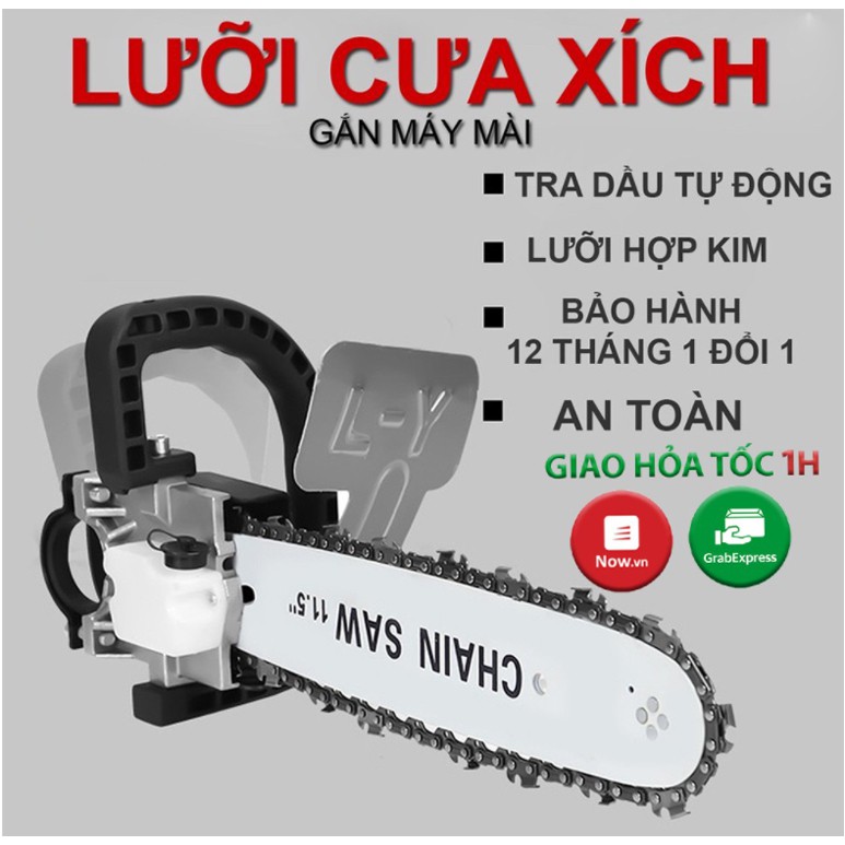 Lưỡi cưa xích gắn máy mài cầm tay - Lưỡi cưa xích hợp kim siêu bền
