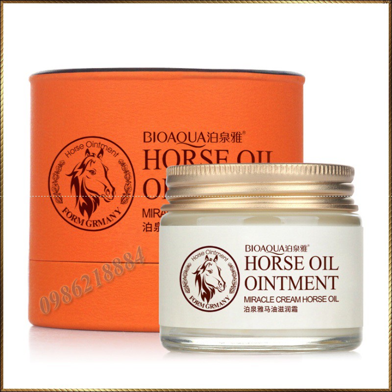 Kem dầu ngựa dưỡng da mờ sẹo Bioaqua Horse Oil Ointment AHO7