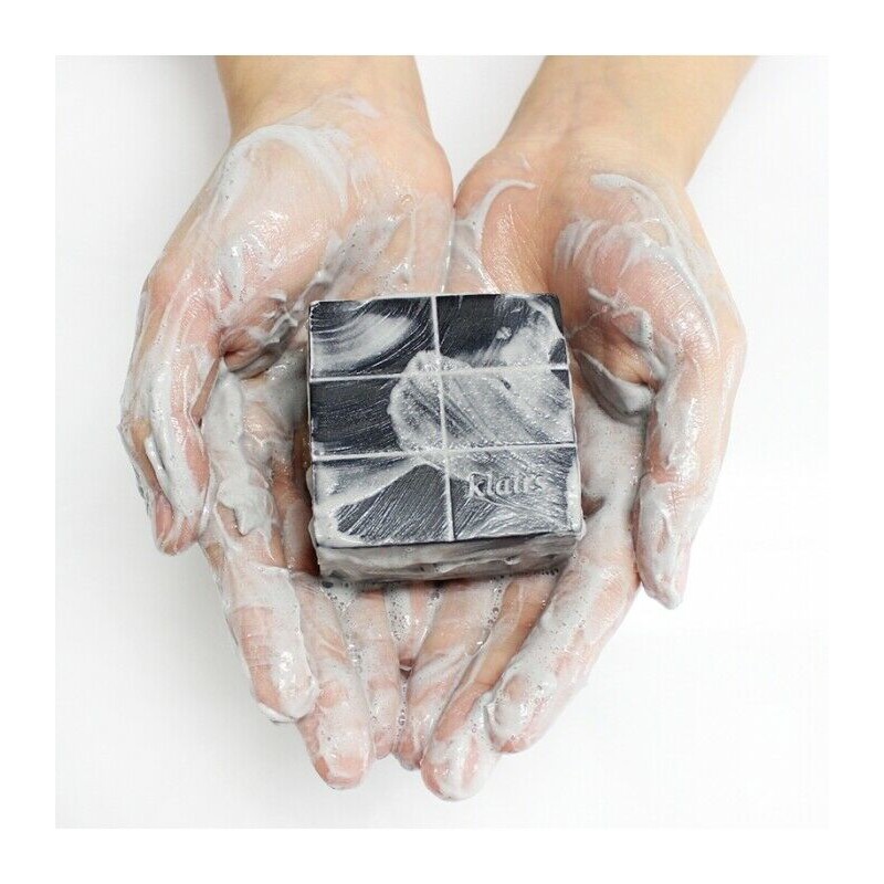 NHÀ PHÂN PHỐI [ĐỘC QUYỀN] Xà phòng rửa mặt Klairs Gentle Black Sugar Charcoal Soap