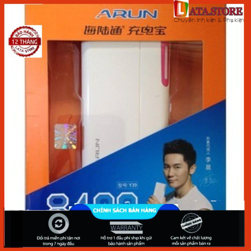 Pin Sạc Dự Phòng ARUN 8.400 mAh chính hãng