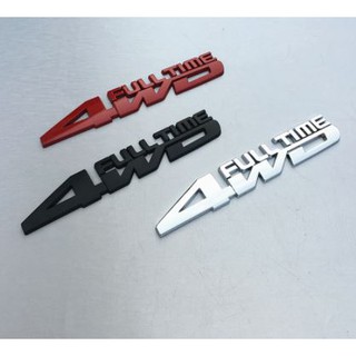 Chữ nổi 3D 4WDfulltime(15.5*2.7cm)