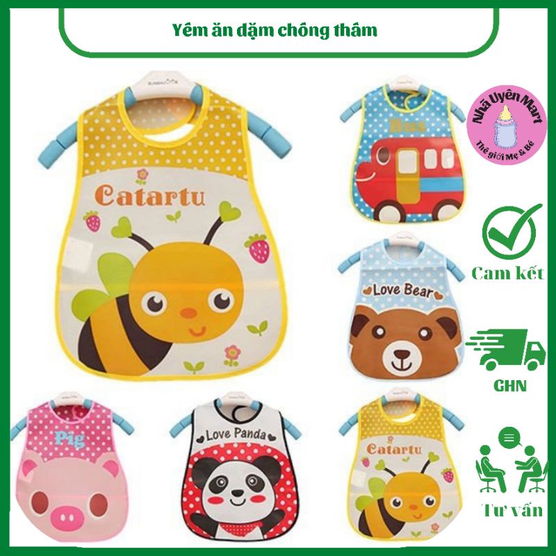 Yếm ăn dặm chống thấm