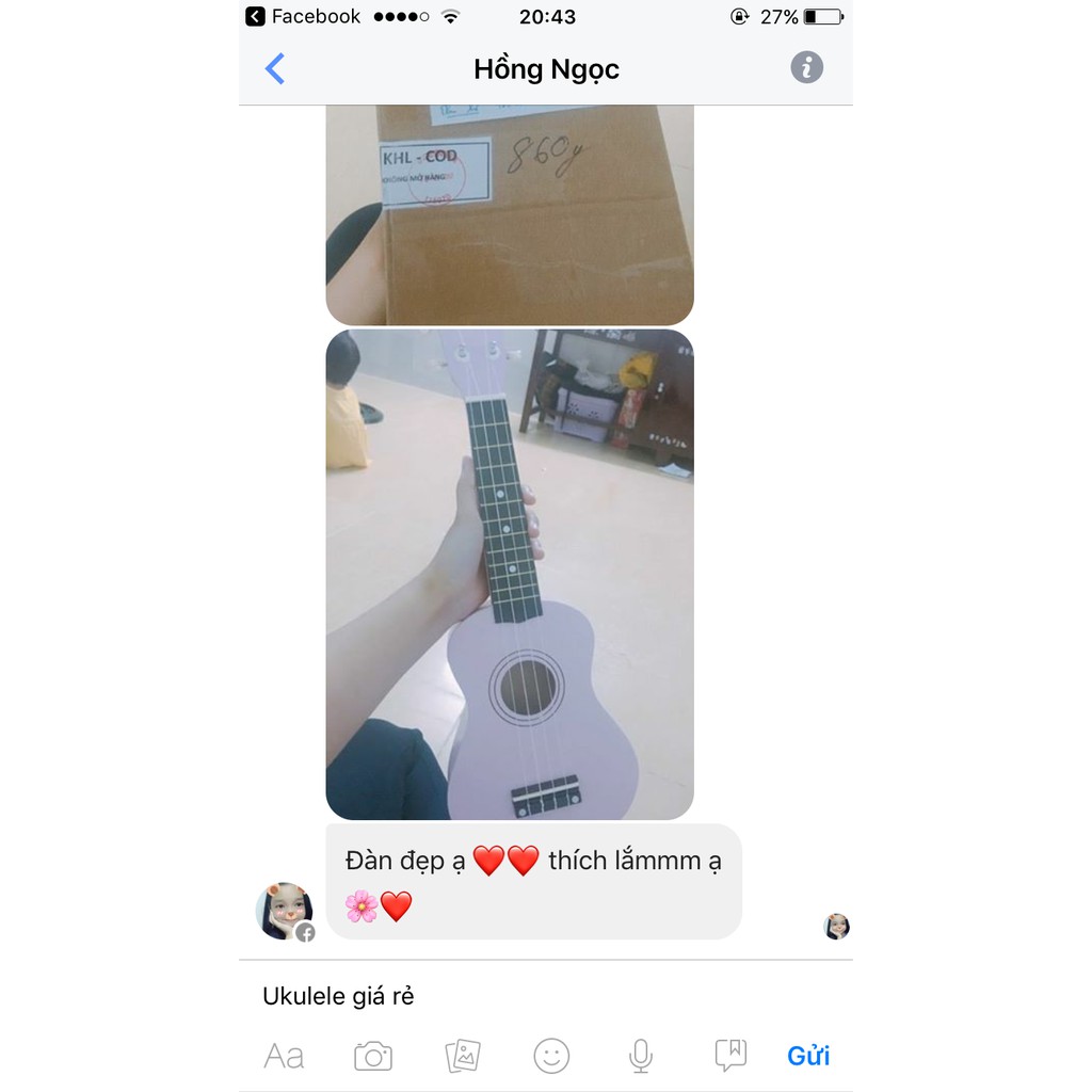 Đàn Ukulele Soprano màu Chính Hãng BWS mới 100%