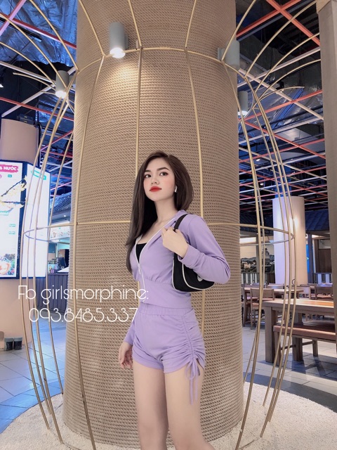 S0408 SET THỂ THAO SHORT - CHẤT THUN LẠNH DÀY ĐẸP - FREESIZE - ẢNH THẬT FORM CHUẨN MẪU BẬN