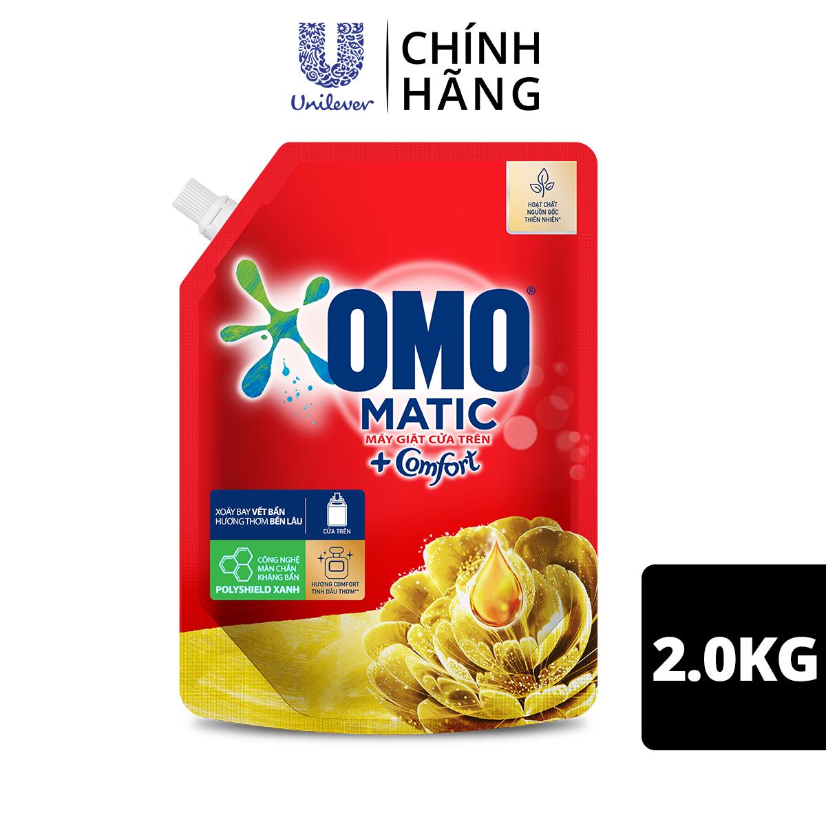 Túi Nước Giặt OMO Matic 2.0kg