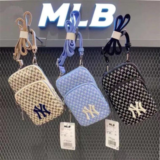 Mlb Túi Đeo Chéo Thêu Chữ Thời Trang Unisex