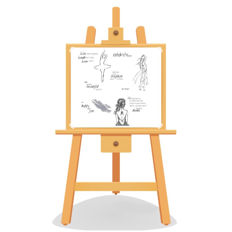 Tem Silicon Trong Suốt Hình Cô Gái Dùng Trang Trí Album Ảnh Diy | BigBuy360 - bigbuy360.vn