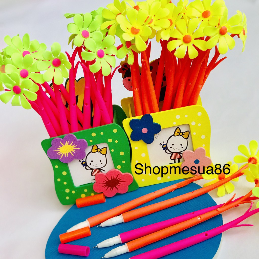 bút hoa nhiều màu,nhiều cánh, nét đậm cho bé yêu