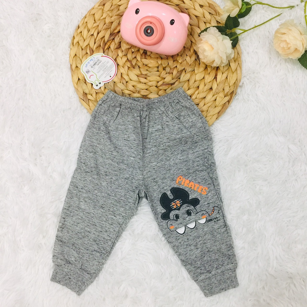 Quần dài cho bé trai thu đông size 6M-24M Dokma sale  DQM200 Lamiha