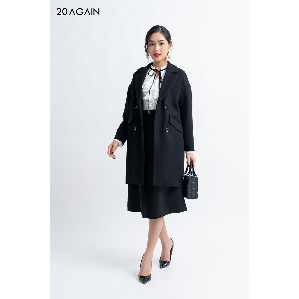 Khoác Dạ 2 Túi Co Nắp KDA1500 20AGAIN