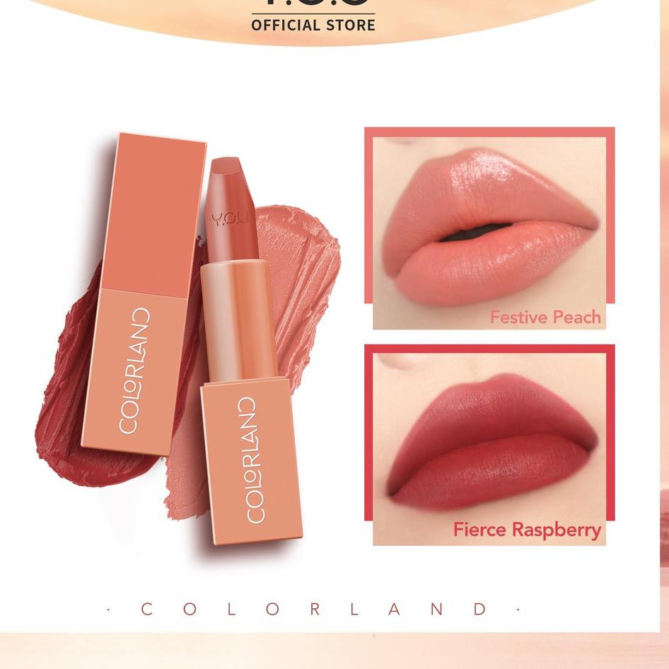 (hàng Mới Về) Son Môi Trang Điểm Lâu Trôi 8 Màu Sắc Tùy Chọn Thương Hiệu You Colorland | BigBuy360 - bigbuy360.vn