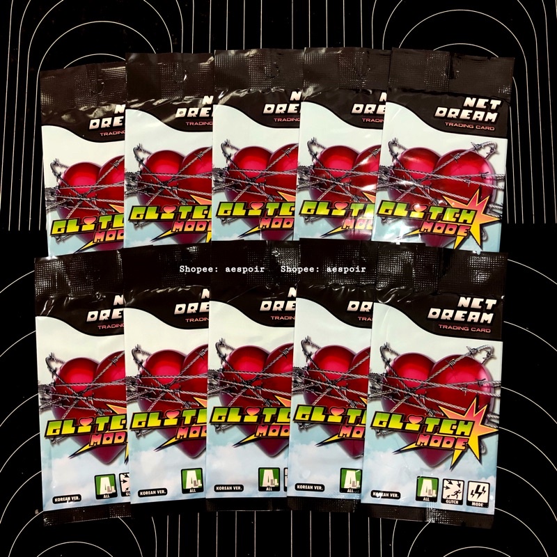 Ảnh set NCT Dream glitch mode trading nguyên seal hàng chính hãng