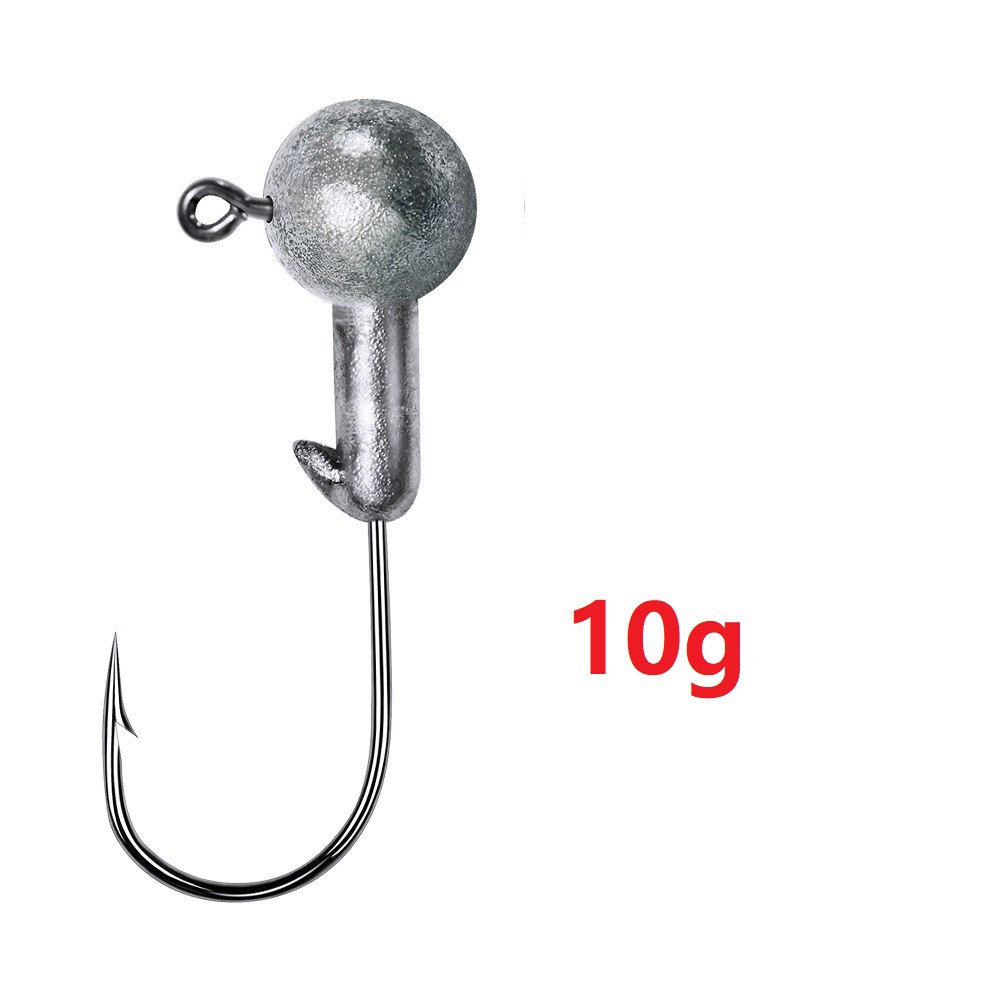 1pc shengyao chì jig head 2,5g / 3,5g / 5g / 7g / 10g chì jig hook câu cá jig hooks picker phụ kiện câu cá