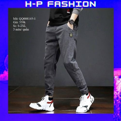 Quần Jean Nam Bó Chân 🔵 𝐅𝐑𝐄𝐄 𝐒𝐇𝐈𝐏 🔵 Quần Bò Nam Co Giãn Hàng Quảng Châu Thời Trang Hpfashion - Qjnhp024