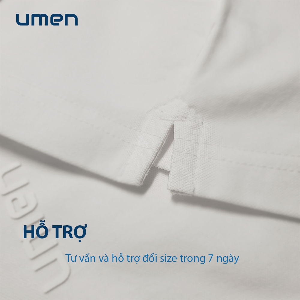 Áo thun Polo nam vải cotton cá sấu co giãn 4 chiều, xuất xịn chuẩn size - UMEN | BigBuy360 - bigbuy360.vn