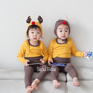 Mũ tuần lộc bông Peekaboo